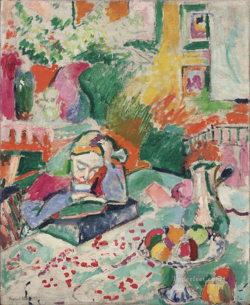 Interior with a Girl 1905 abstract fauvism Henri Matisse Oil Paintings